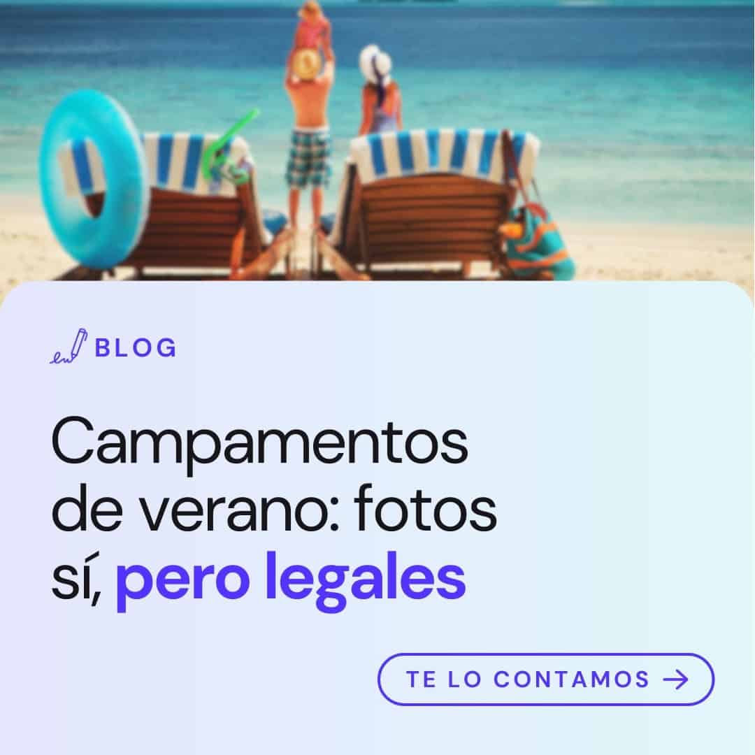 Campamentos de verano: fotos sí, pero legales