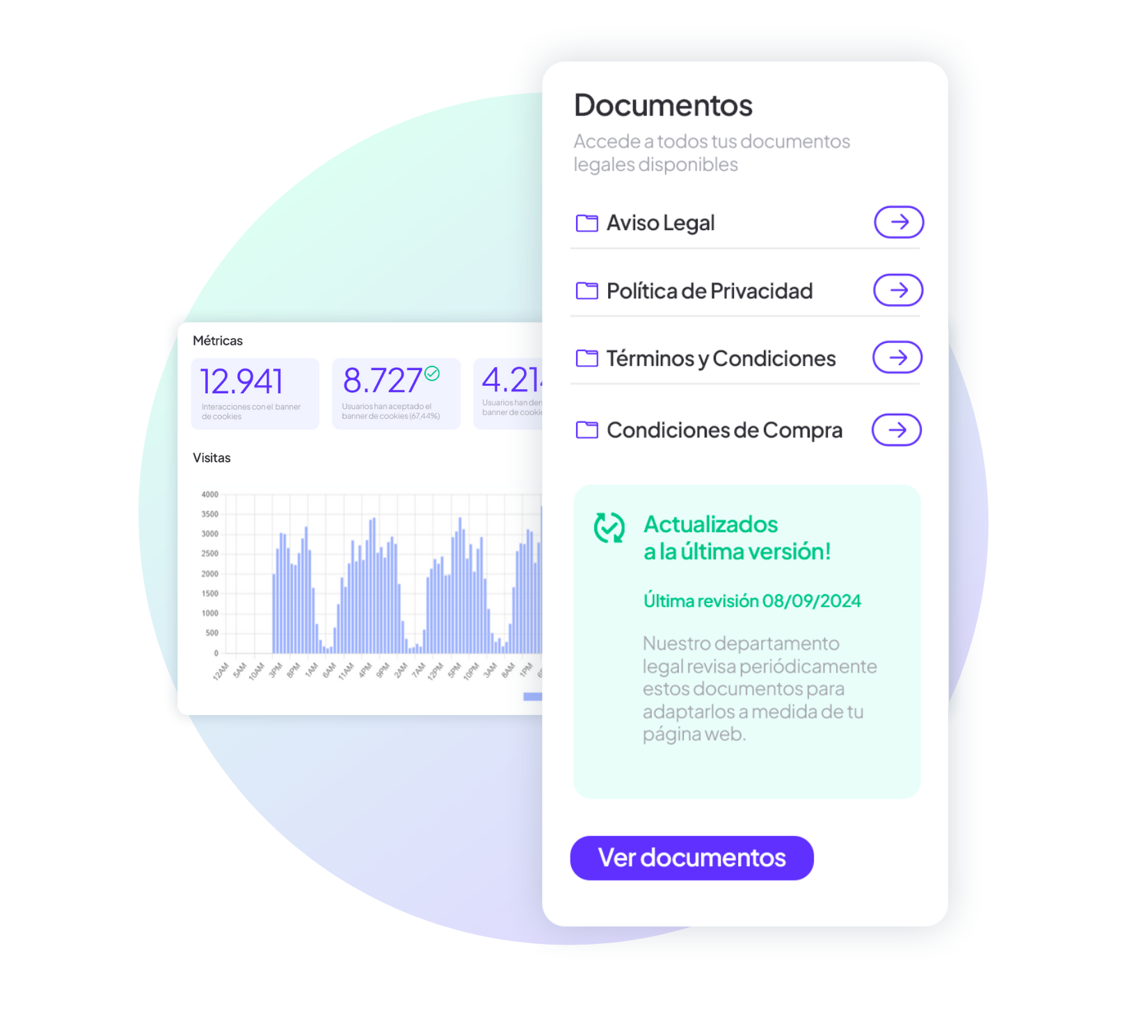 ui flotante aviso legal lawwwing