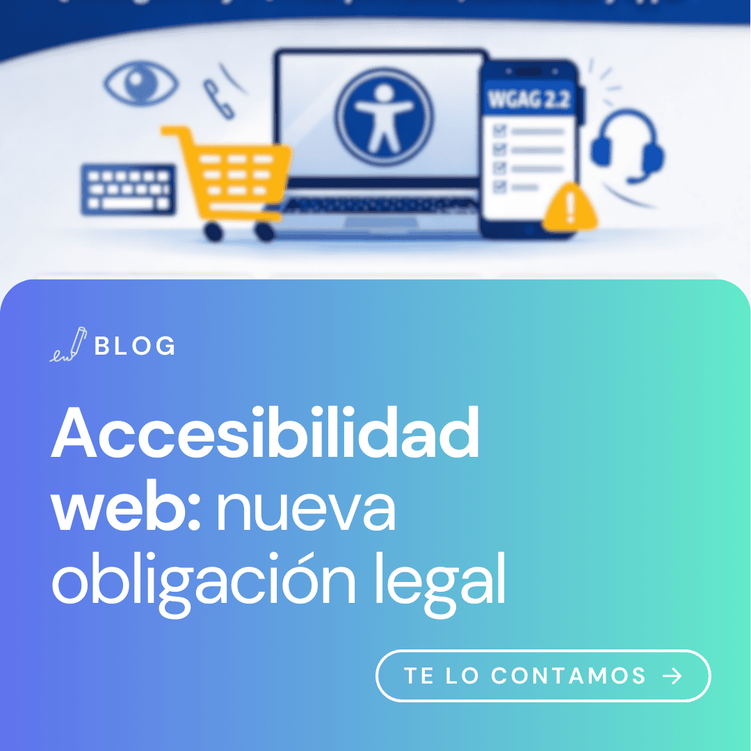 Accesibilidad web: nueva obligación legal
