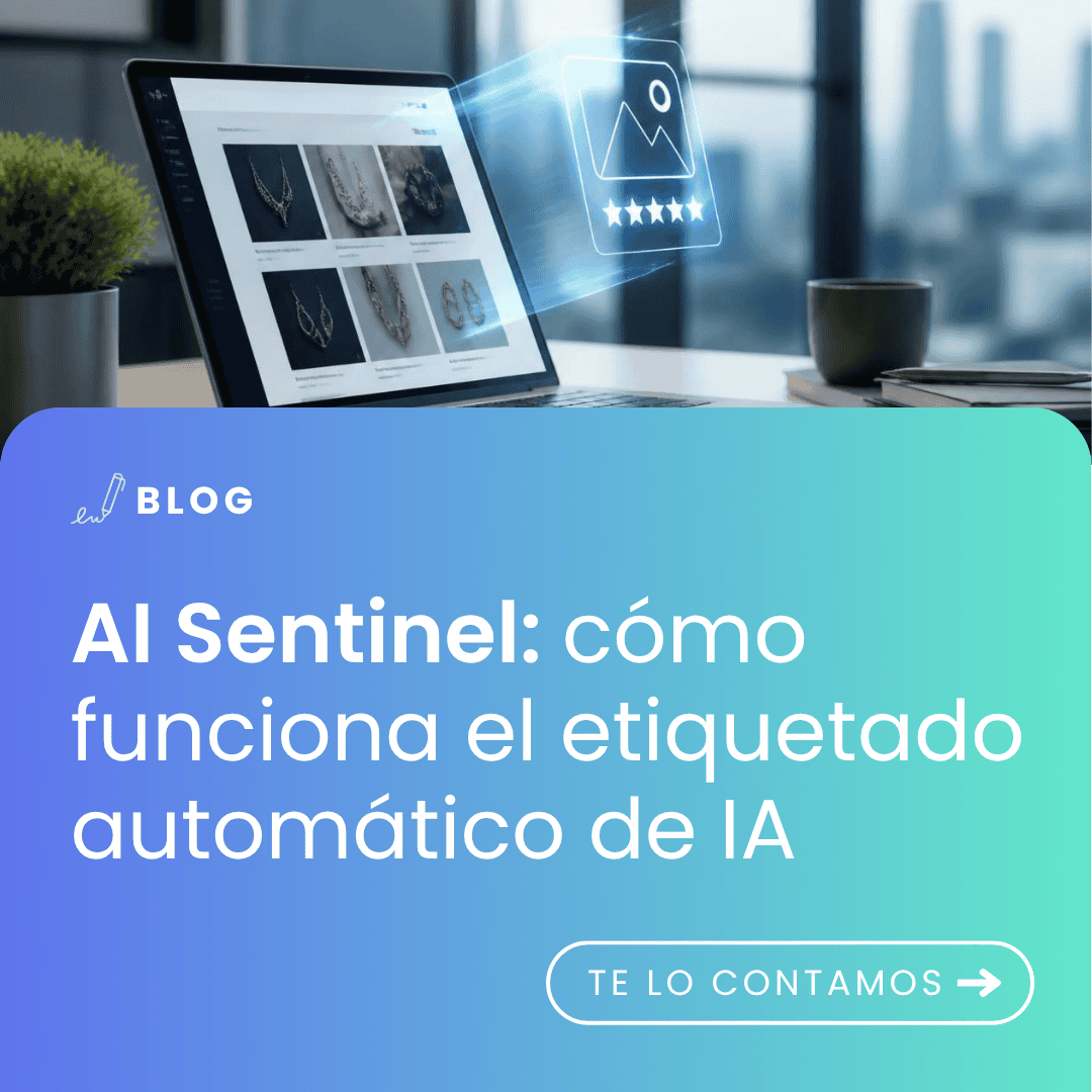 imagen con el título del artículo: AI Sentinel: cómo funciona el etiquetado automático de IA