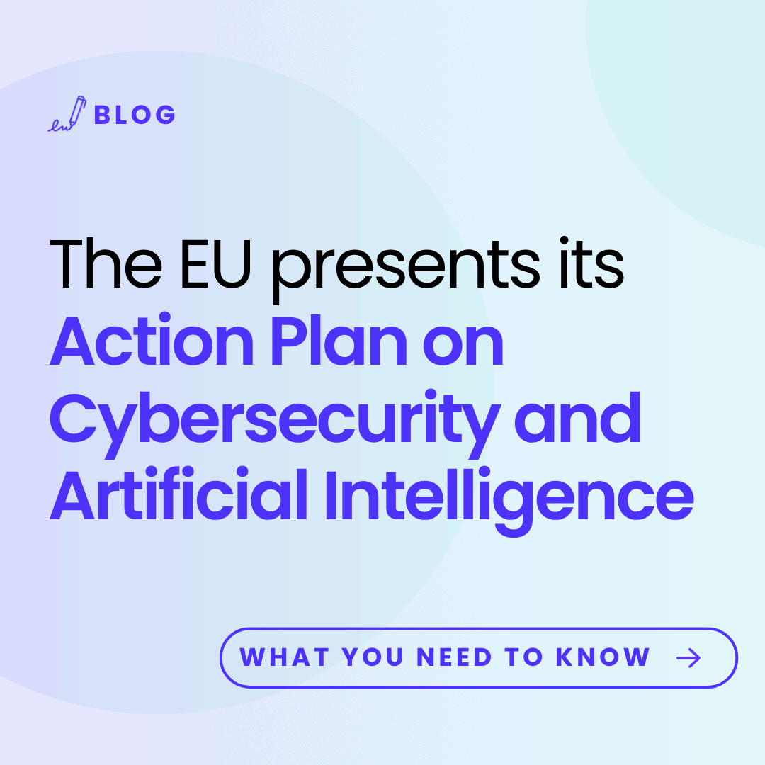 image with the title article: The EU presents its Action Plan on Cybersecurity and Artificial Intelligence