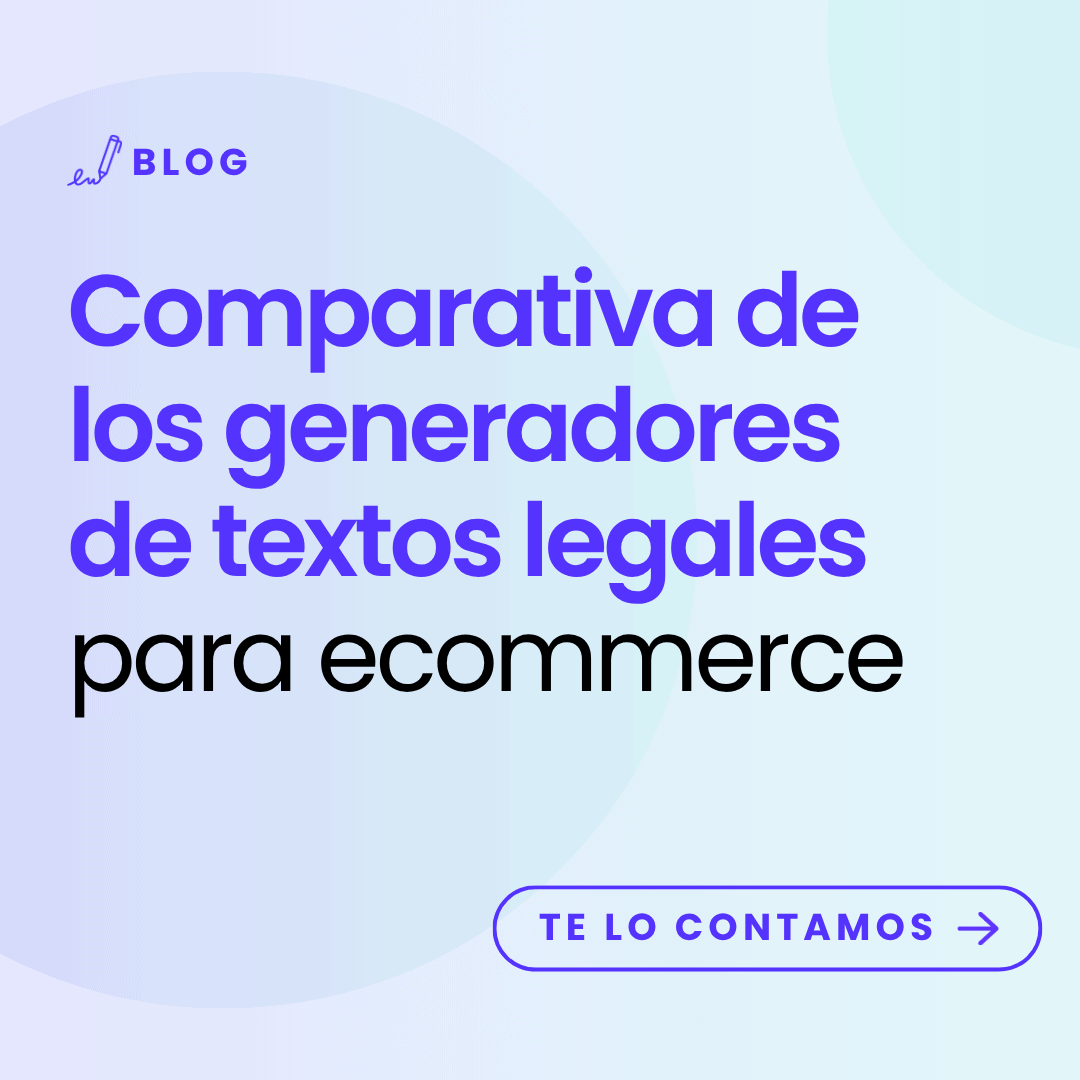 imagen con t&iacute;tulo del art&iacute;culo: comparativa de generadores de textos elgales para ecommerce