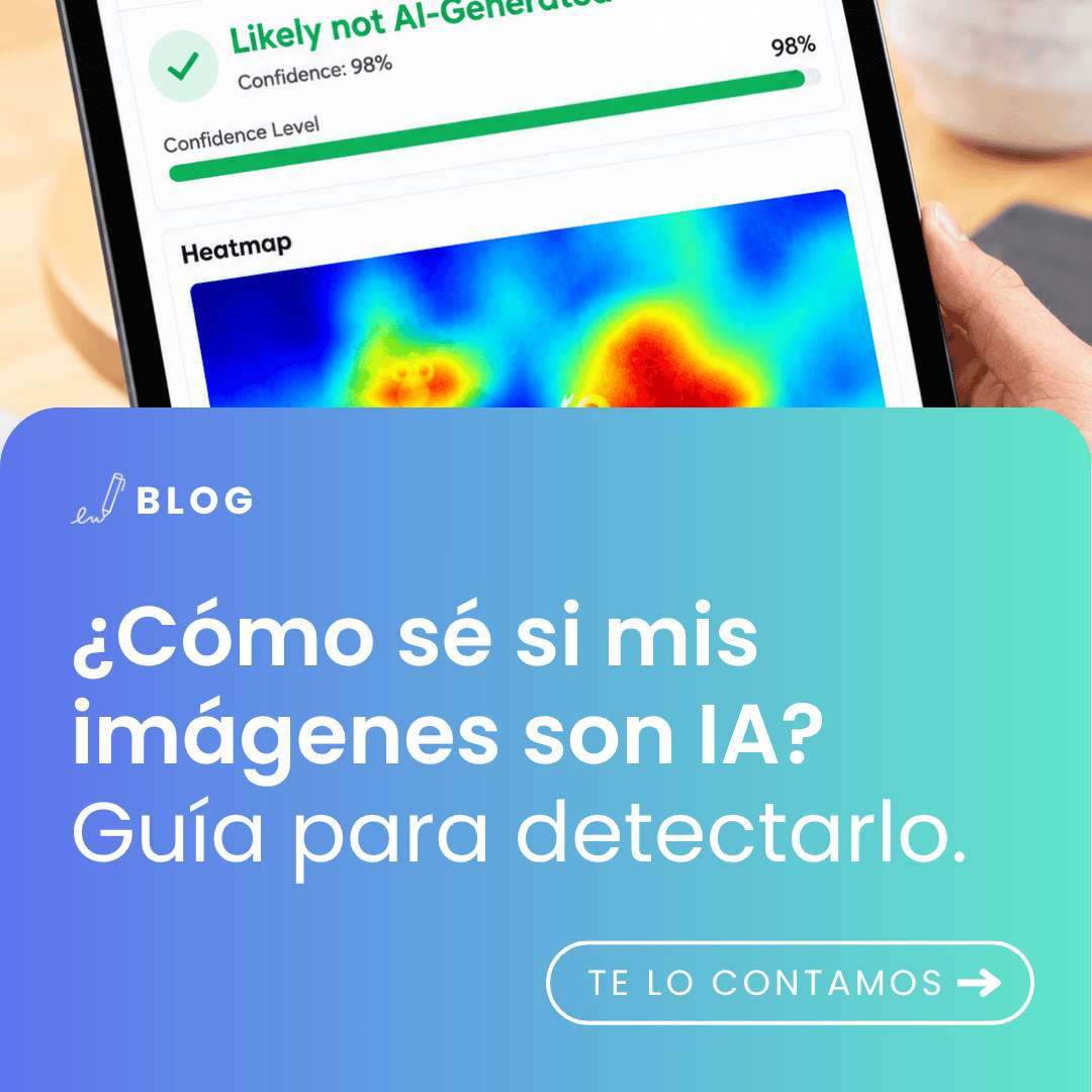 imagen con título del artículo: ¿Cómo sé si mis imágenes son IA Guía para detectarlo.